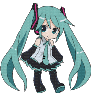 hatsune miku is in sonic cars no waying